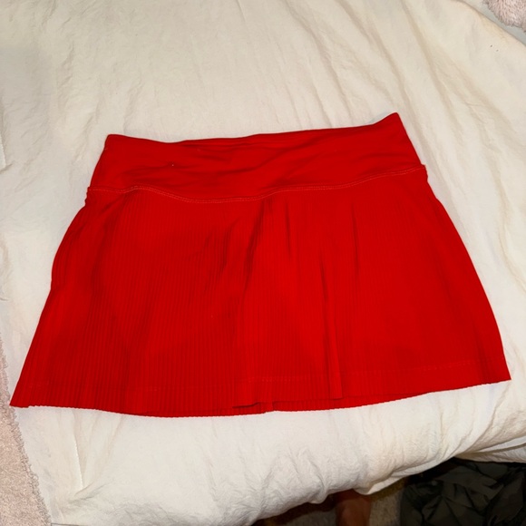 Lululemon Red pleated skirt. Worn once maybe. Great condition. Style not sold - Picture 1 of 6